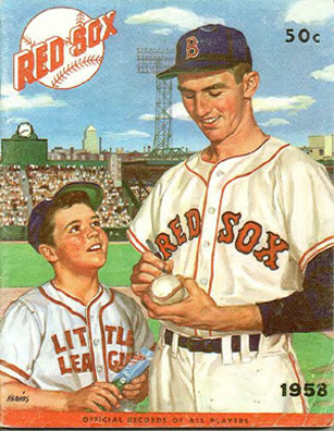 Charles Kerins Red Sox YearBook 1958
